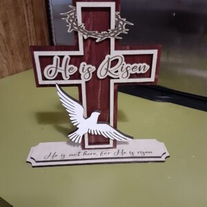 He Is Risen Cross