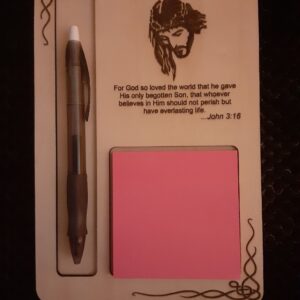 John 3:16 Pen and Post-it