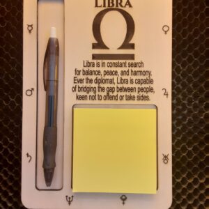 Zodiac Pen and Post-it